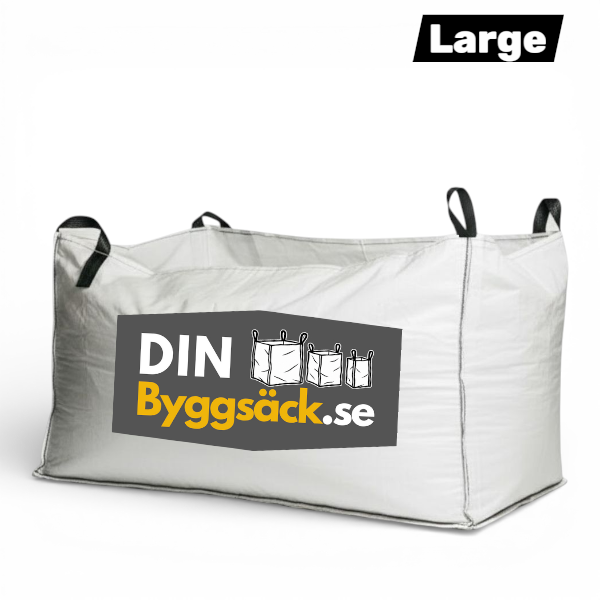 Stor byggsäck för större mängder byggavfall