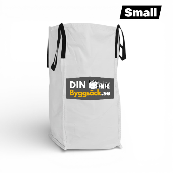 Liten byggsäck för mindre mängder byggavfall