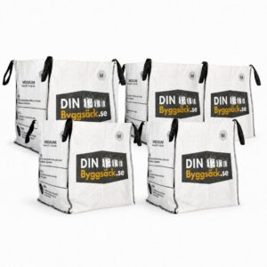 Byggsäck Medium – 5-pack
